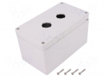 Enclosure: for remote controller | X: 90mm | Y: 160mm | Z: 90mm | IP66