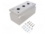 Enclosure: for remote controller | X: 100mm | Y: 220mm | Z: 90mm | IP66