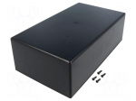 Enclosure: multipurpose | X: 113mm | Y: 197.4mm | Z: 63mm | ABS | black