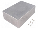 Enclosure: multipurpose | X: 121mm | Y: 171mm | Z: 55mm | 1550 | aluminium