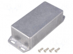 Enclosure: multipurpose | X: 50mm | Y: 100mm | Z: 31mm | 1590 | aluminium