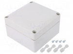 Enclosure: multipurpose | X: 120mm | Y: 120mm | Z: 75mm | MPC | light grey