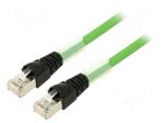 Patch cord | S/FTP | Cat 6a | RJ45 plug,both sides | stranded | Cu | 1m