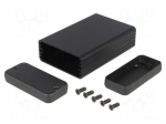 Enclosure: with panel | 1455 | X: 54mm | Y: 80mm | Z: 23mm | aluminium