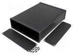 Enclosure: with panel | 1455 | X: 165mm | Y: 220mm | Z: 51mm | aluminium