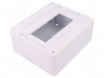 Enclosure: for modular components | IP30 | white | No.of mod: 8 | ABS