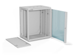 ALANTEC Racking cabinet 19" 15U 600x450, Grey FLAT PACK