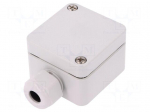 Enclosure: junction box | X: 50mm | Y: 52mm | Z: 35mm | polycarbonate