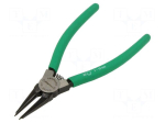 Pliers: for rings | for circlip | external | 3&divide;10mm | 6545