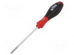 Screwdriver | slot | 4,0x0,8mm | Series: SoftFinish&reg;
