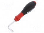 Screwdriver | Allen hex key | angular | HEX 4mm | Series: SoftFinish&reg;