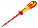 Screwdriver | insulated | slot | 3,0x0,5mm | Blade length: 100mm