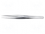 Tweezers | 120mm | for precision works | Blade tip shape: sharp
