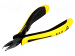 Pliers | side,cutting | ESD | Pliers len: 130mm | Cut: without chamfer