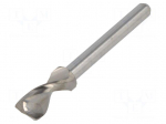 Drill bit | PCB | &Oslash;: 5.25mm | L: 38.2mm | 1/8" (3,175mm)