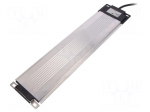 Flat heater | 100W | IP20 | M6 screw | 400x100x8mm | 230V | -40&divide;85&deg;C