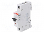 Circuit breaker | 230VAC | Inom: 13A | Poles: 1 | DIN | Charact: C | 6kA