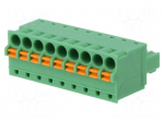 Pluggable terminal block | 3.81mm | ways: 9 | straight | plug | female