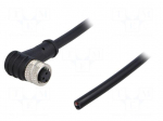 Connector: M8 | female | PIN: 3 | angled 90&deg; | plug | 3A | IP65/IP67 | 60V