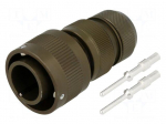 Connector: circular | VG95234 | plug | male | PIN: 2 | with contacts