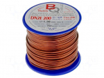 Coil wire | double coated enamelled | 1.3mm | 0,25kg | -65&divide;200&deg;C