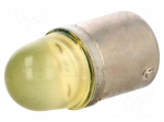 LED lamp | yellow | BA15S | 24VDC | 24VAC