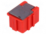 Bin | ESD | 16x12x15mm | Mat: Liastat (dispative) | red