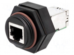 Coupler | RJ45 | RJ-Lnxx | PIN: 8 | shielded | Layout: 8p8c | IP67
