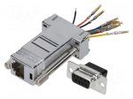 Transition: adapter | RJ45 socket,D-Sub 9pin female