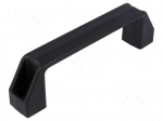 Handle | Mat: technopolymer (PA) | black | H: 47mm | L: 172mm | W: 27mm
