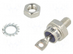 Diode: stud rectifying | 800V | 1.2V | 95A | anode stud | DO203AB | screw