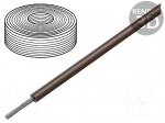 Wire | SiFF | 1x4mm2 | stranded | Cu | silicone | brown | 500V | Class: 6