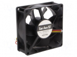 Fan: DC | axial | 24VDC | 92x92x32mm | 150m3/h | 44dBA | ball | 4300rpm