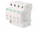 Surge arrester | Type 2+3 | Poles: 3+N | for DIN rail mounting | IP20