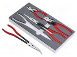 Tools set: pliers | in a foam tray