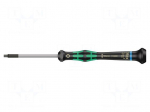Screwdriver: precision | hex key | Blade length: 60mm | HEX 3/32"