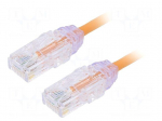 Patch cord | TX6-28&trade;,U/UTP | Cat: 6 | RJ45 plug,both sides | stranded