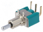 Switch: toggle | Pos: 3 | SPDT | (ON)-OFF-ON | 6A/125VAC | 6A/6VDC | STM