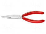 Pliers | flat,elongated | 140mm