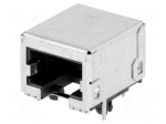 Connector: RJ45 | socket | PIN: 8 | Cat 5e | shielded | gold-plated | 8p8c