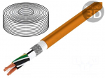 Wire: motor | chainflex&reg; CF896 | 4G4mm2 | orange | stranded | Cu | 12.5mm
