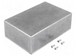 Enclosure: multipurpose | X: 95mm | Y: 145mm | Z: 49mm | 1590 | aluminium
