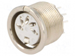 Connector: DIN | socket | female | PIN: 5 | 180&deg; | THT | 34V | 2A | 10m&Omega;