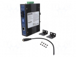Media converter | ETHERNET/multi-mode fiber | Number of ports: 2