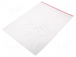 Self-seal bag | L: 250mm | Width: 200mm | Thick: 45um | polyetylene