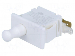 Switch: door | Pos: 2 | SPDT | 10A/250VAC | white | Leads: connectors