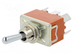 Switch: toggle | Pos: 3 | DP3T | ON-OFF-ON | 15A/250VAC | 15A/30VDC