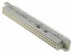 Connector: DIN 41612 | plug | female | PIN: 96 | straight | 2A | soldering