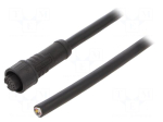 Connector: circular | plug | PIN: 17 | female | X-Lok | IP68 | push-lock