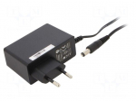 Power supply: switching | mains,plug-in | 12VDC | 2A | 24W | 86.2% | POSC